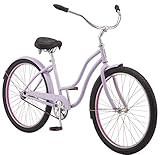 Schwinn Mikko Adult Beach Cruiser Bike, Featuring 17-Inch/Medium Steel Step-Over Frames, 1-Speed Dri | Amazon (US)