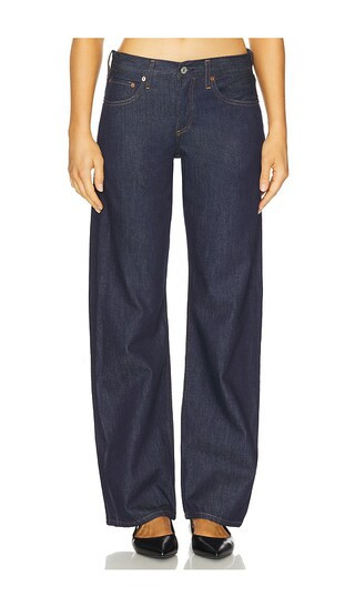 AGOLDE Low Rise Loose Jeans in Blue. - size 25 | Revolve Clothing (Global)
