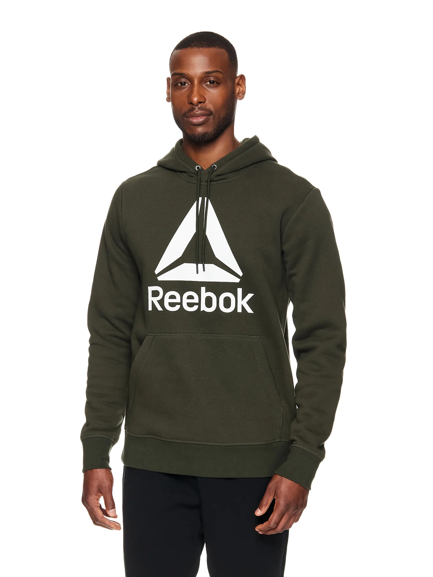 Reebok Men s Delta Logo Fleece Hoodie Sizes S-XL | Walmart (US)