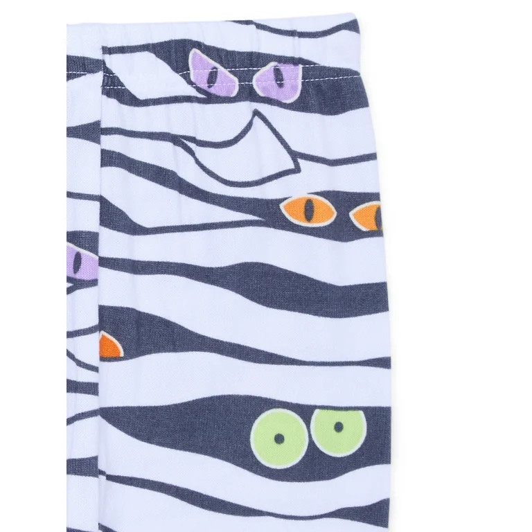 Character Toddler Halloween Glow in the Dark Pajama Set, 2-Piece, Sizes 12M-5T | Walmart (US)