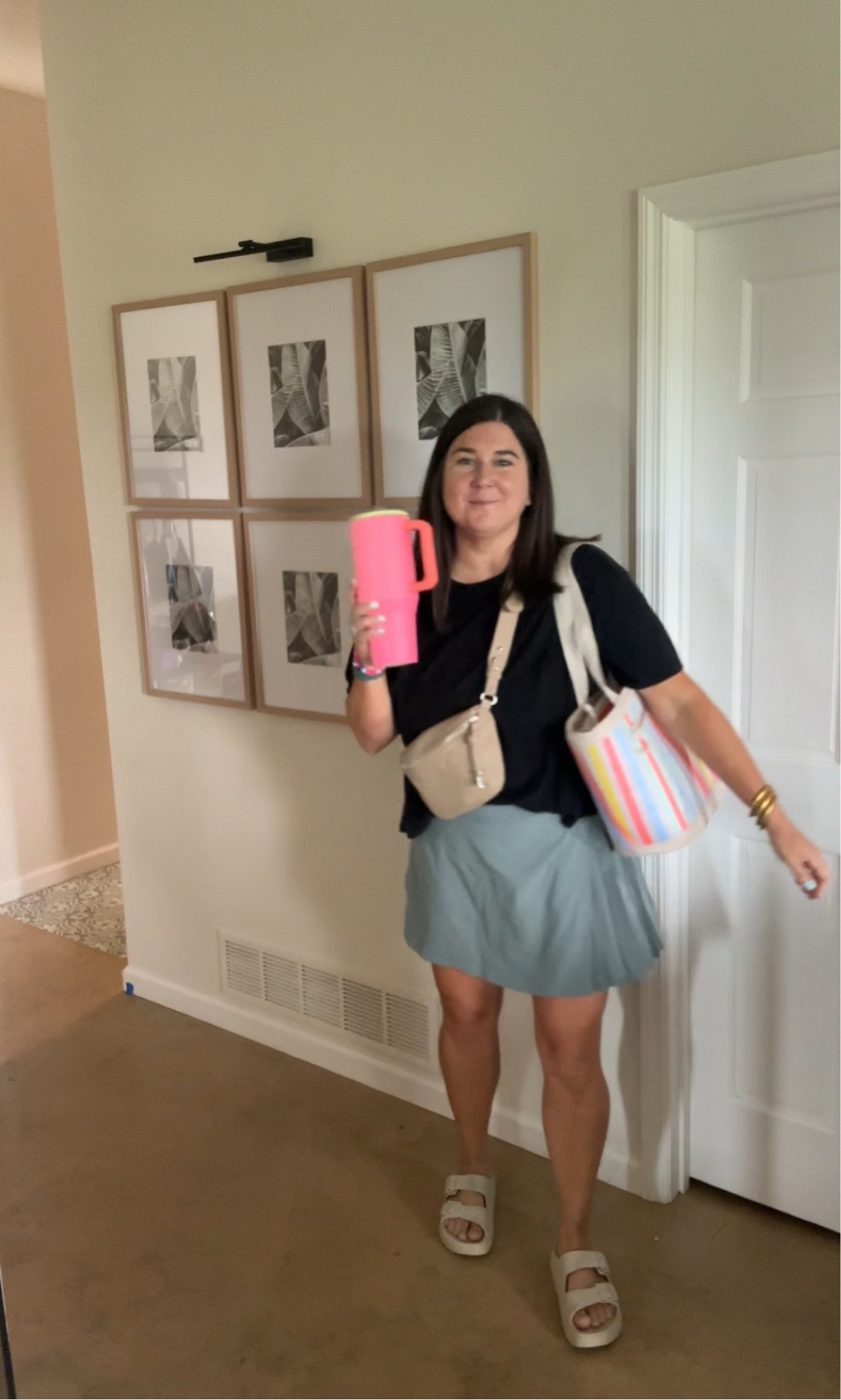 Summer mom casual outfit. Summer athleisure outfit. Summer mom comfy outfit. Walmart style,
Target style, Amazon style  

#LTKActive #LTKItBag #LTKFamily