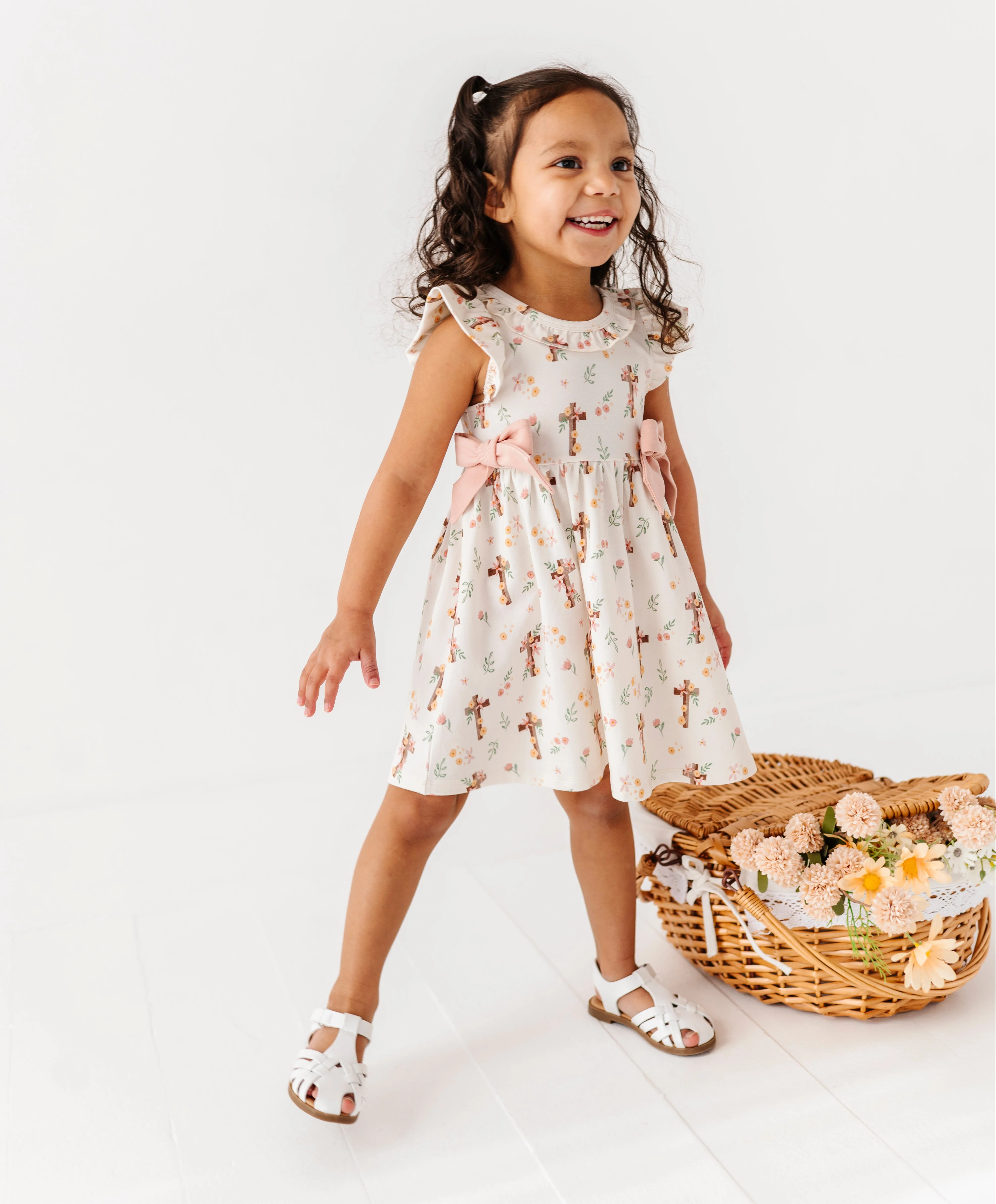 Faith Bamboo/Cotton Birdie Dress | Birdie Bean