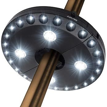 OYOCO Patio Umbrella Light 3 Brightness Modes Cordless 28 LED Lights-4 x AA Battery Operated,Umb... | Amazon (US)