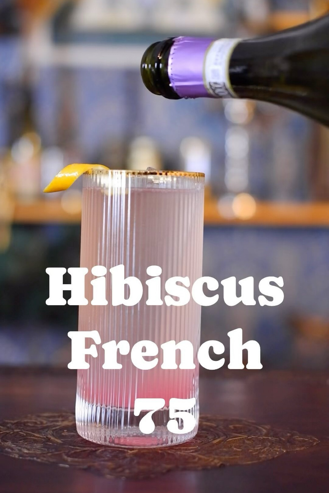 Raise your glasses to history with the classic French 75 cocktail! 🥂Originating from World War I, this bubbly concoction was said to have the kick of a French 75mm field gun. Combining the brightness of lemon, the botanicals of gin, and the effervescence of champagne, it is defeinitely a crowd pleaser! 

I have always served french 75s in coupes, but I recently learned from cocktail history king Jeffereyt Morgenthaler that they were originally meant to be served in a collins glass, similar to a Tom Collins! That is how they appeared in the cocktail book by Harry MacElhone, who credited “MacGarry”, a bartender at Buck’s Club in London. Here is a french 75 recipe for ya!

Classic French 75 

1. 1 oz Gin
2. .5 oz Fresh lemon juice
3. .5 oz 2:1 simple syrup
4. Champagne, to top

Shake gin, lemon juice, and syrup in a cocktail shaker filled with ice. Strain into a champagne flute, then top with champagne. Garnish with a lemon twist. 

I recently stopped by @lvnowtv and made a hibiscus French 75! If you would like to make a hibiscus version, make this hibiscus syrup and directly substitute for simple syrup. See how easy it is to get creative with the classics?!

Hibiscus syrup (2:1)

1 part water
2 parts sugar
1/4 part dried hibiscus 

Combine water and sugar in a sauce pan and heat until dissolved. Remove from heat and steep dried hibiscus for 15 minutes. Let cool then strain into a storage bottle. Keep in the fridge for up to two weeks. 

cocktail history art deco home bar french 75 classic cocktails floral cocktails home bartender #KScocktailsincontext