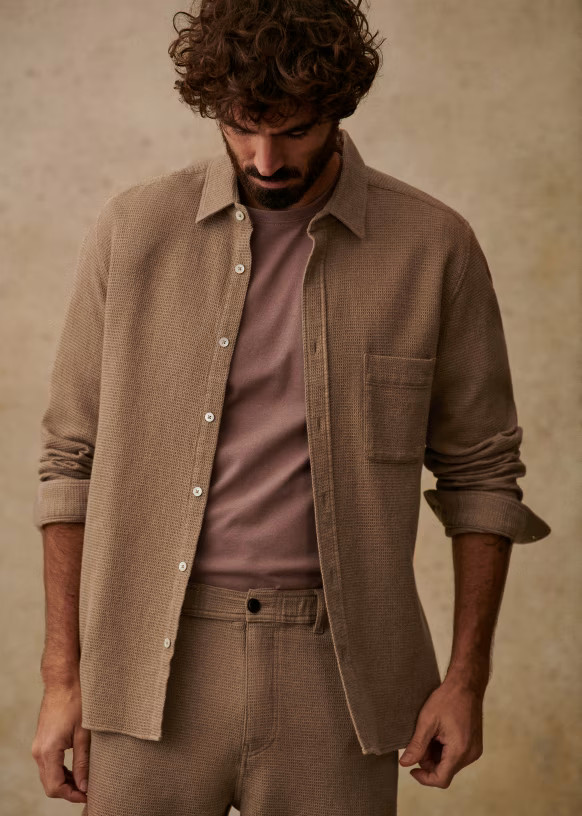 Lars Waffle Shirt | Sezane Paris