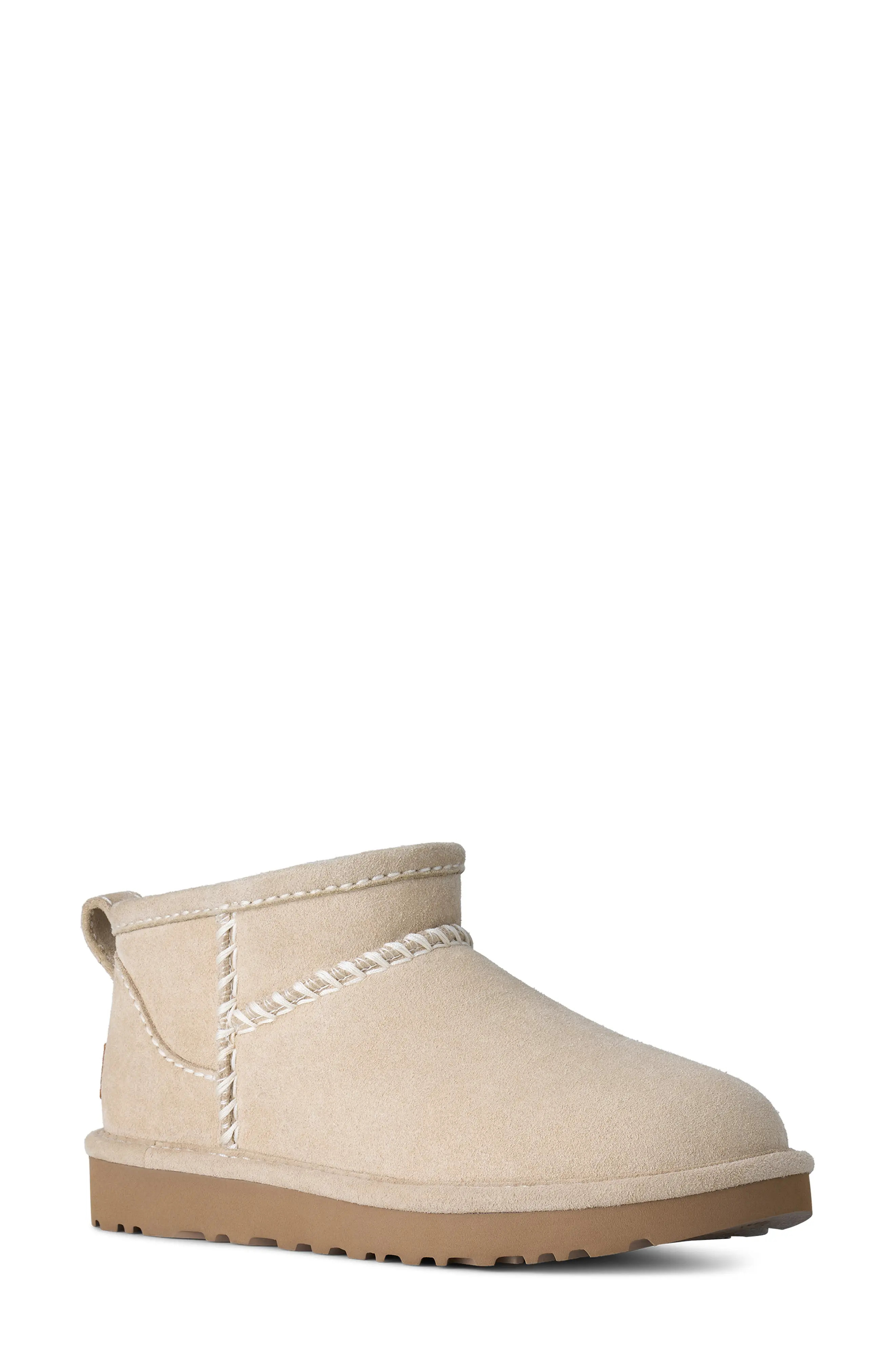 UGG\u00ae Women's Classic Ultra Mini Stitched Boot (Women) | Nordstrom | Nordstrom