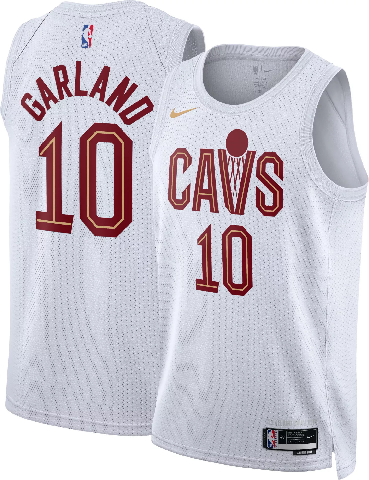 Nike Adult Cleveland Cavaliers Darius Garland #10 Swingman Association Jersey, Men's | DICK'S Sporting Goods