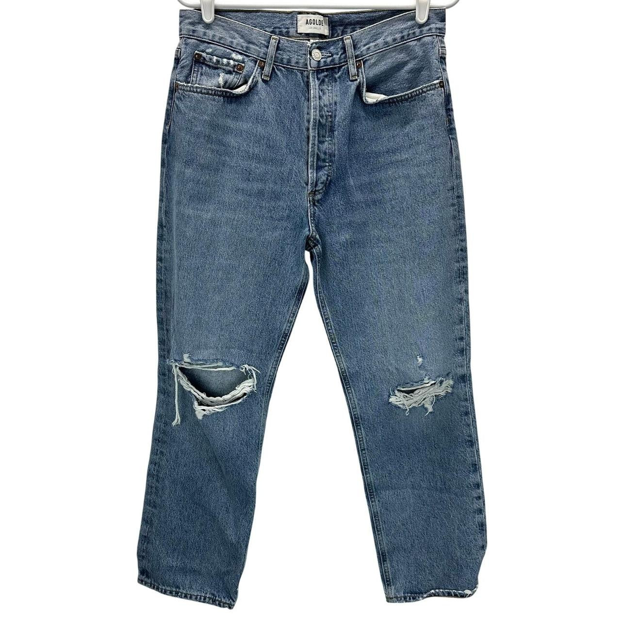 AGOLDE Women's Jeans - Blue - 28 | Depop US