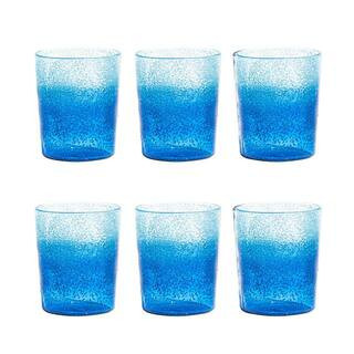 Oceanic Ombre 12 oz. Dishwasher Safe Blue Acrylic Drinking Glass | The Home Depot