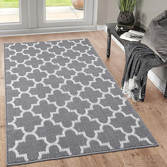 Indoor Doormat 36"x 59", Absorbent Front Back Door Mat Floor Mats, Rubber Backing Non Slip Door M... | Amazon (US)