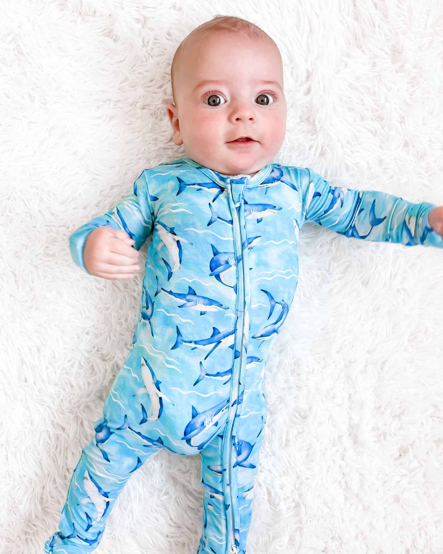Justin Zippered Footie | LEV Baby
