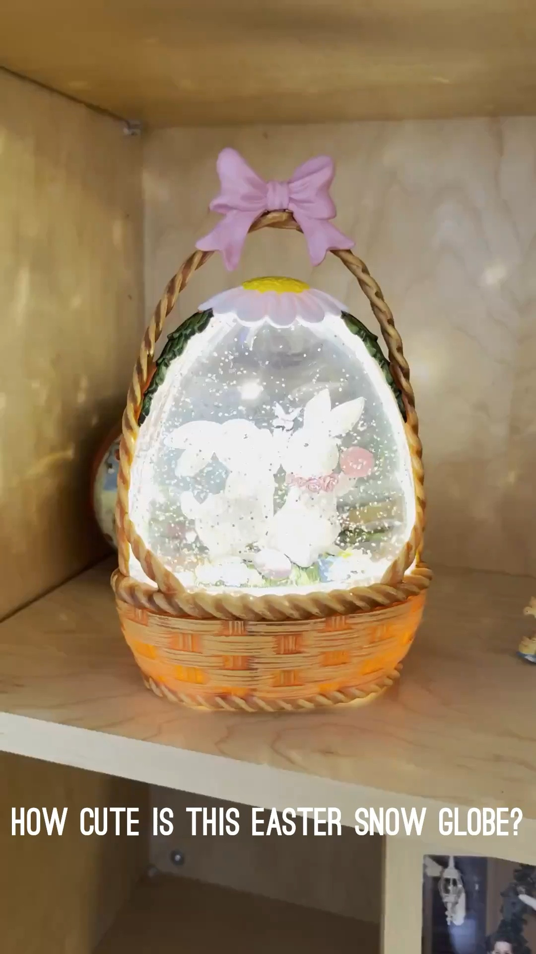 How cute is this easter snow globe?😍

#LTKHome #LTKvlog #LTKSeasonal