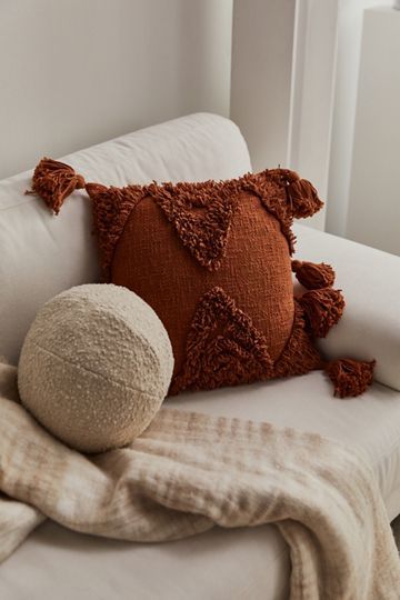 Rumi Shag Throw Pillow | Urban Outfitters (US and RoW)