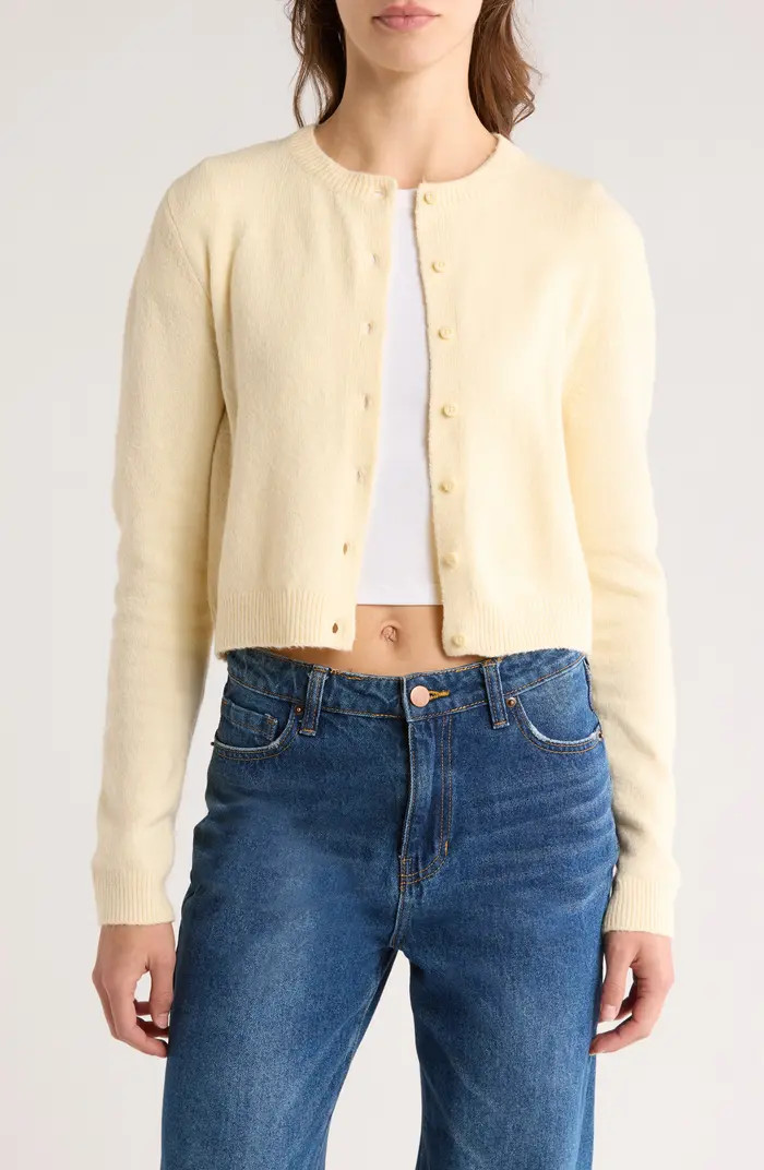 Classic Crewneck Cardigan | Nordstrom Rack