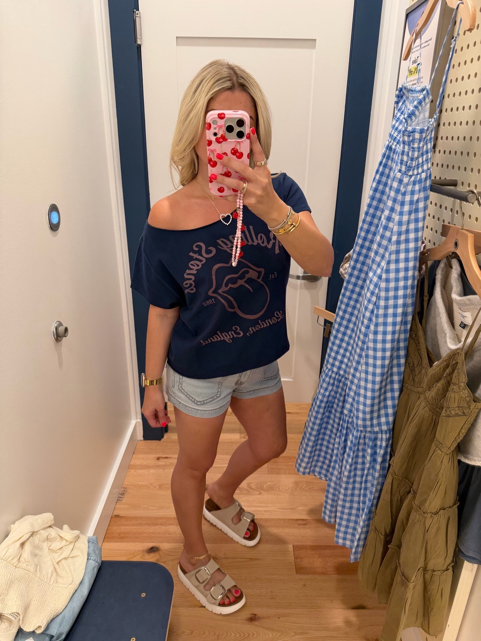 Summer outfit on sale 
M top
Denim shorts 27
Sandals tts

#LTKSaleAlert