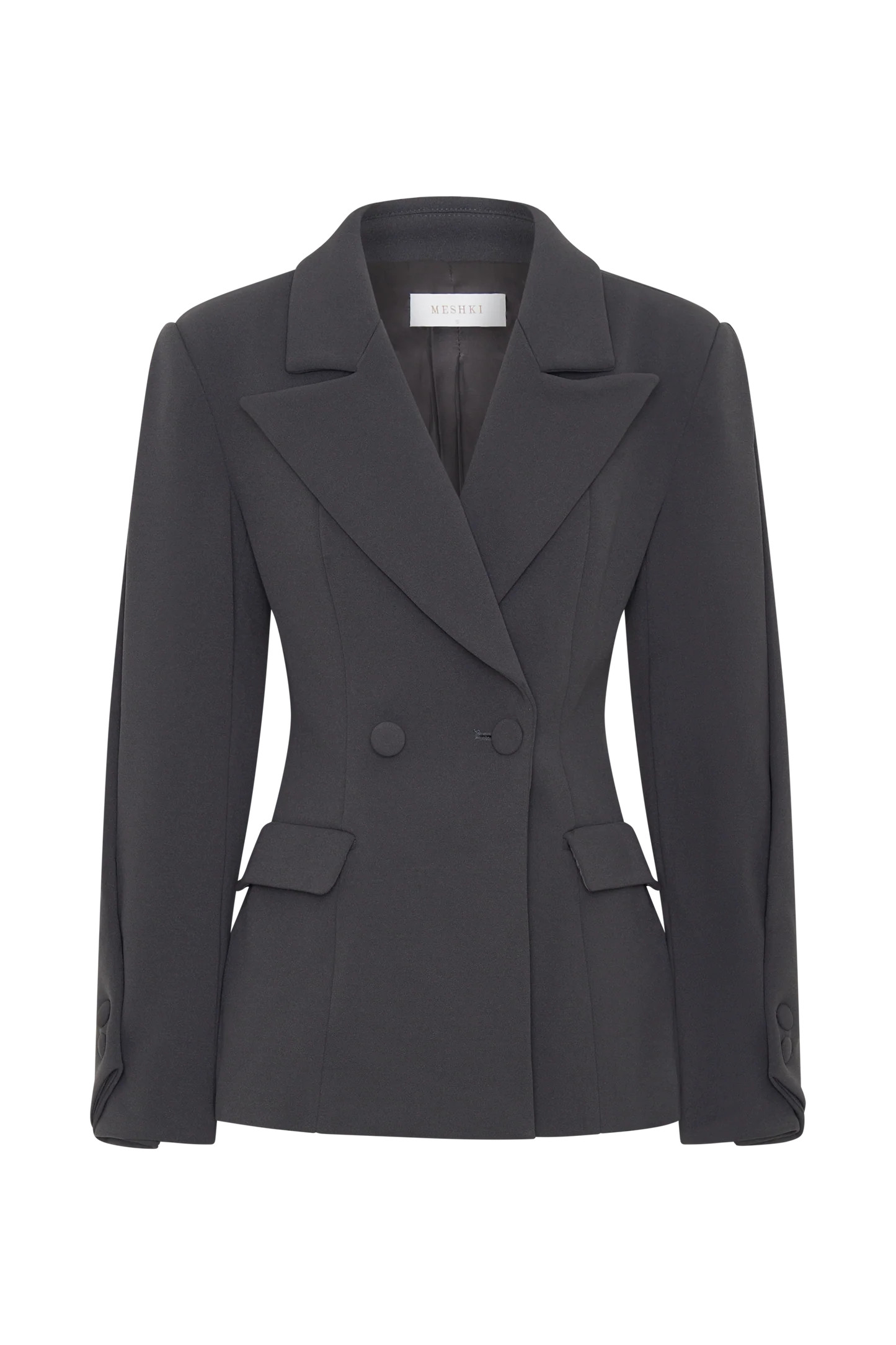 Structured Blazer - Charcoal Shadow | MESHKI US