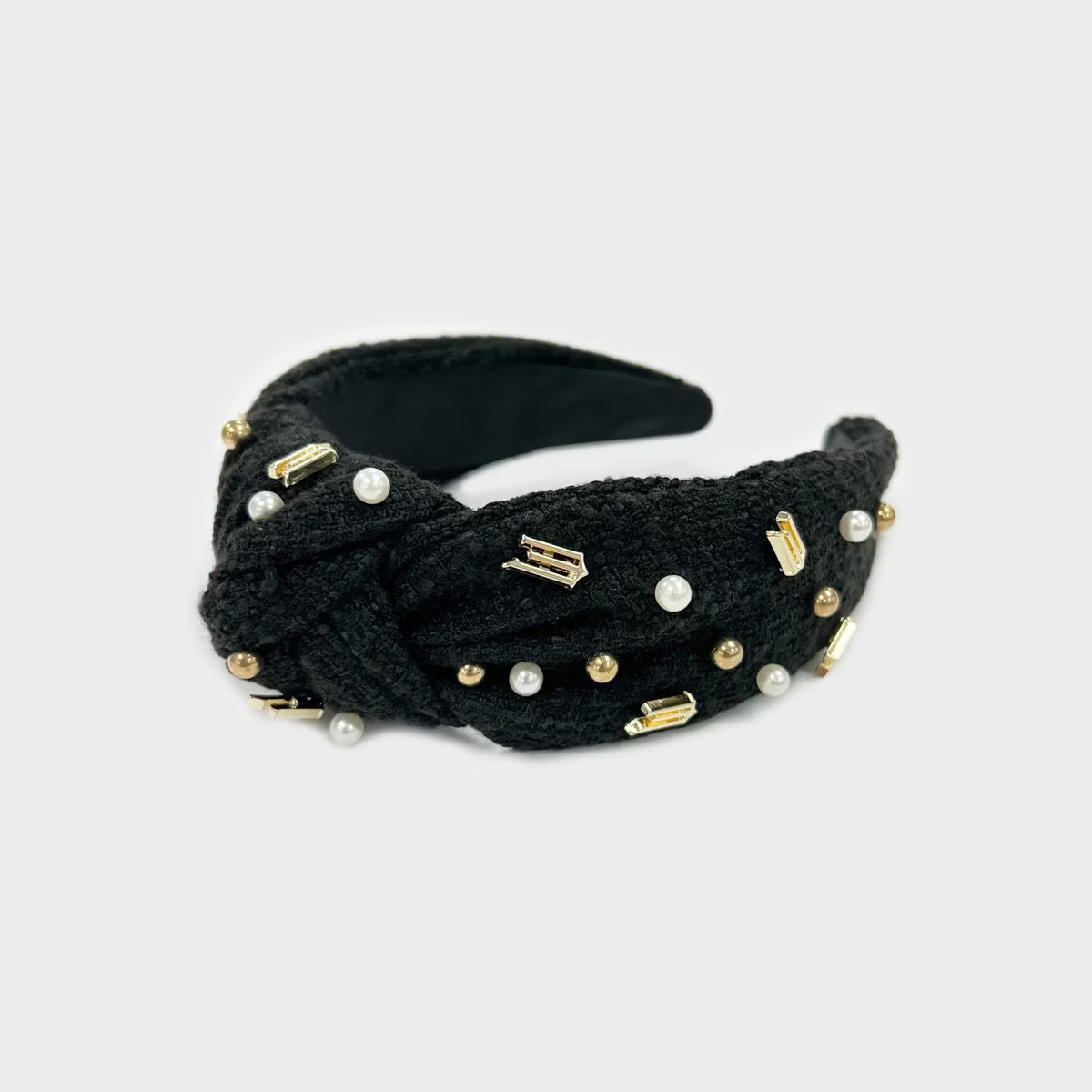 Adult Wicked Boucle Headband with Charms - Black | Target