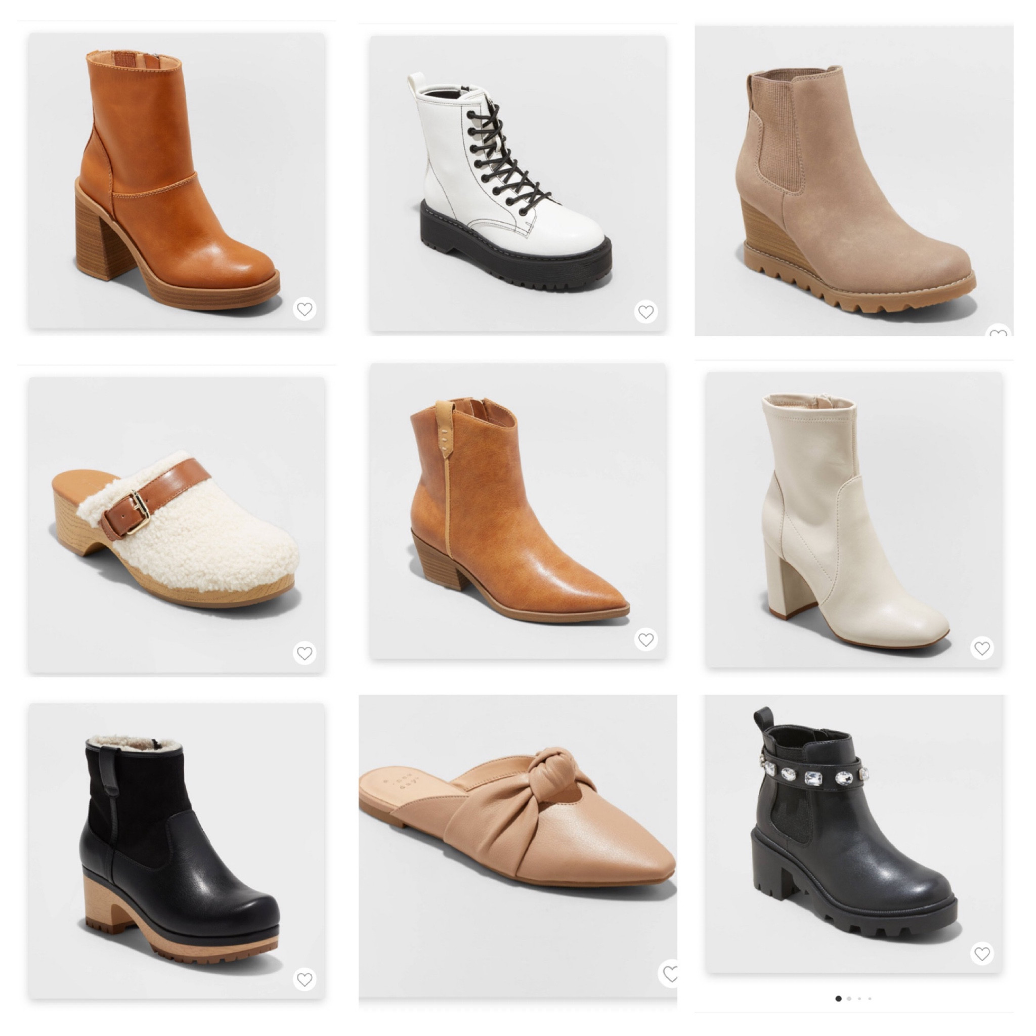 Shoes and boots are BOGO 50% off at
Target right now!
Time to stock up, or maybe even get a jump on your Christmas shopping!

#LTKshoecrush #LTKsalealert #LTKunder50