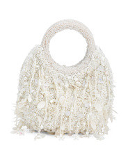 White Moon Beaded Clutch | Handbags | Marshalls | Marshalls