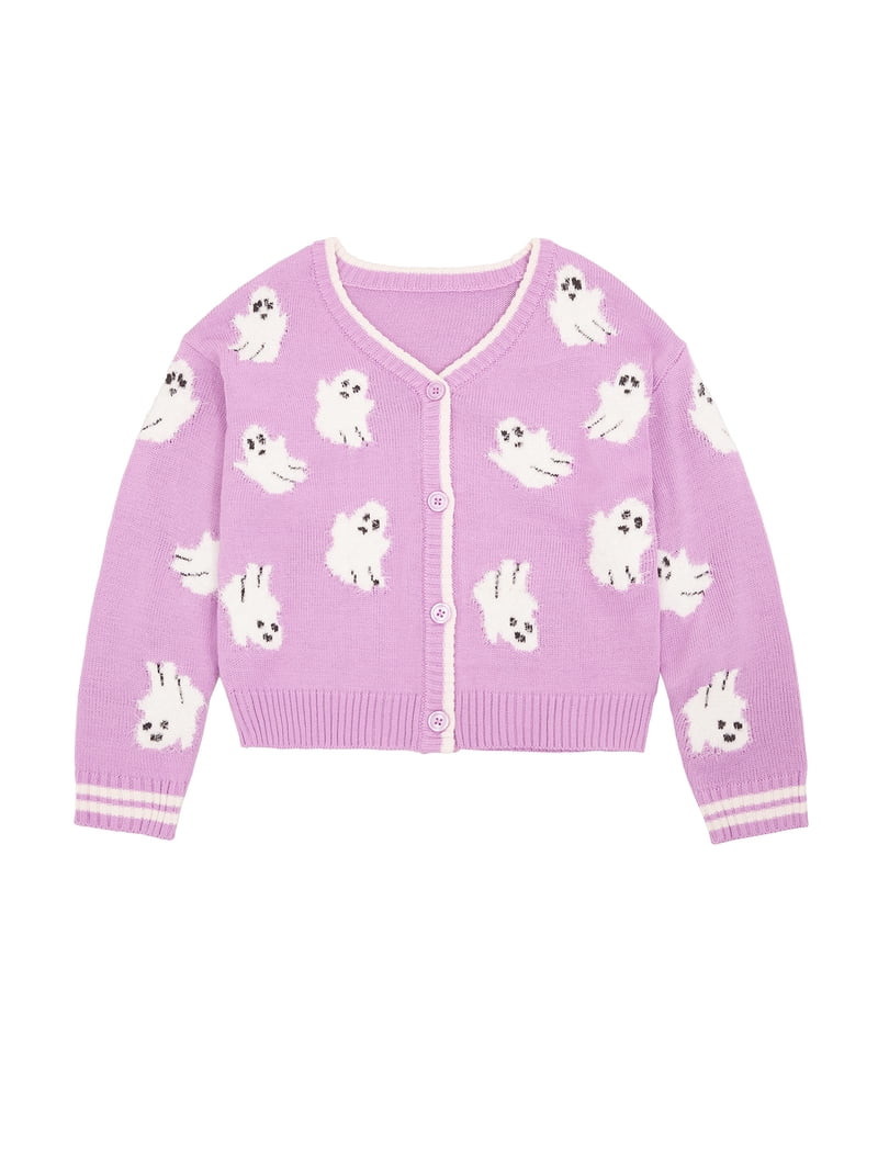 Way To Celebrate Girls Halloween Cardigan, Sizes 4-18 | Walmart (US)