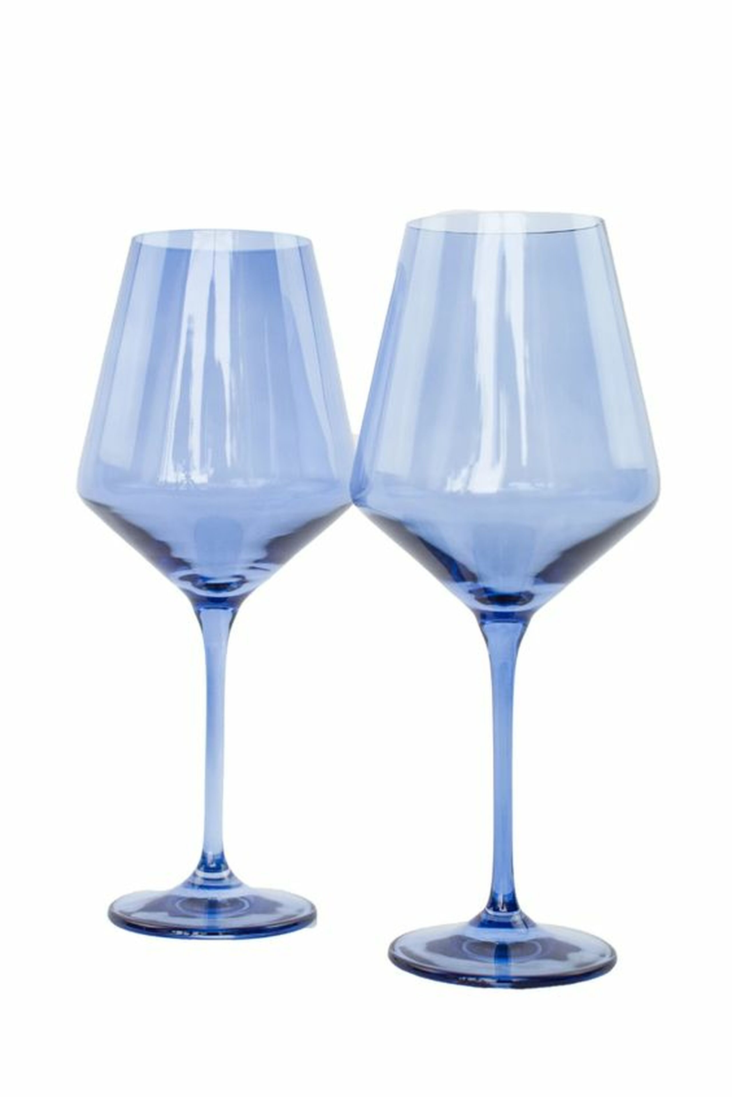 Estelle Colored Stemware Set of 2, Cobalt Blue | Monkee's of Mount Pleasant
