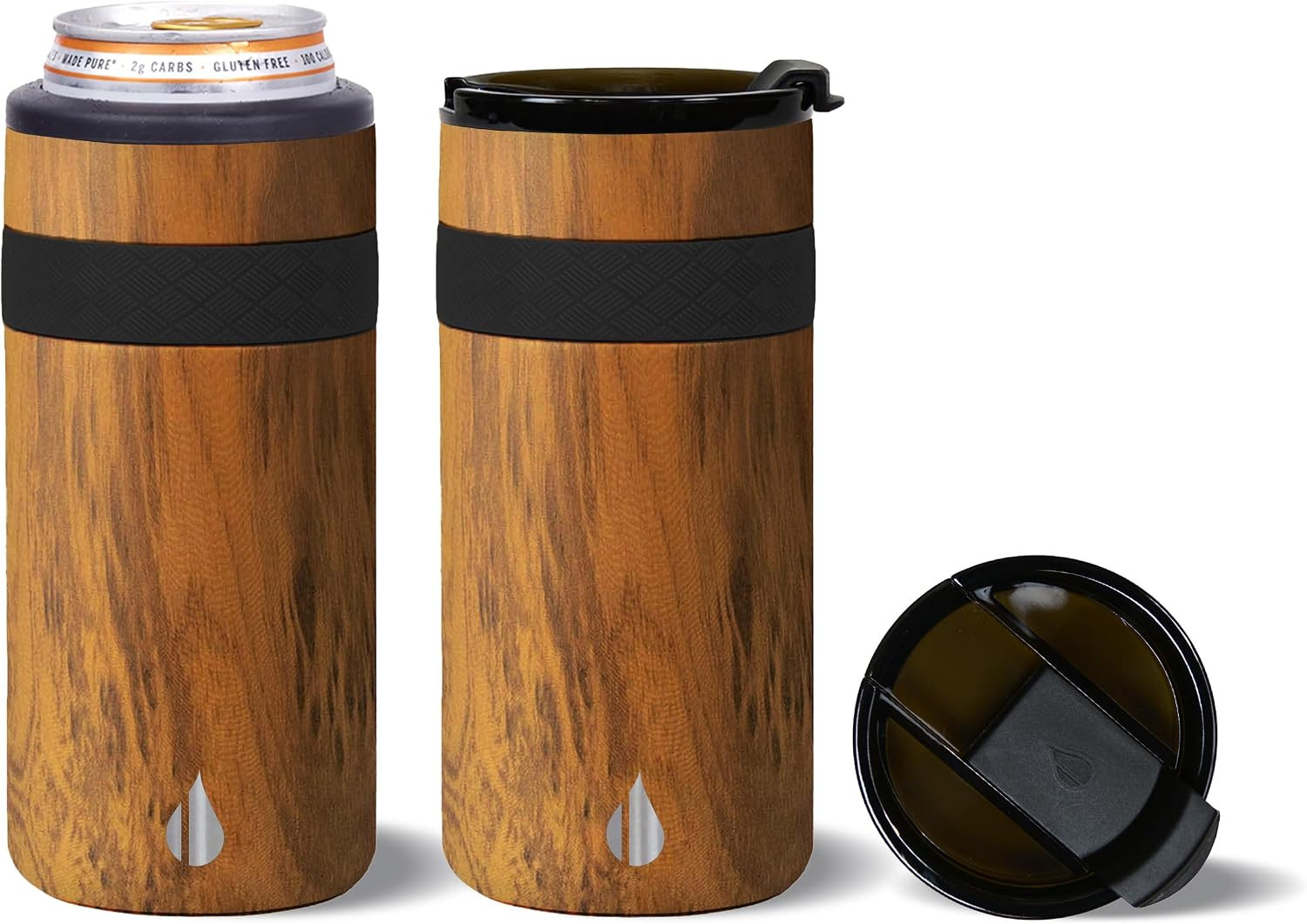Elemental Duo-Sip 2 in 1 12oz Coffee Tumbler - Leak Proof Tumbler with Flip Lid for Slim Can Cool... | Amazon (US)