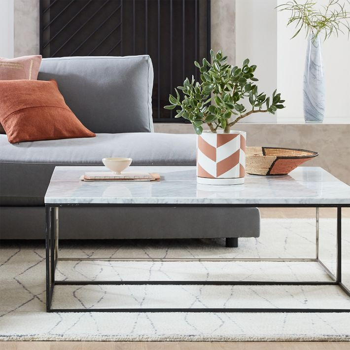 Streamline Rectangle Coffee Table (44"–52") | West Elm (US)