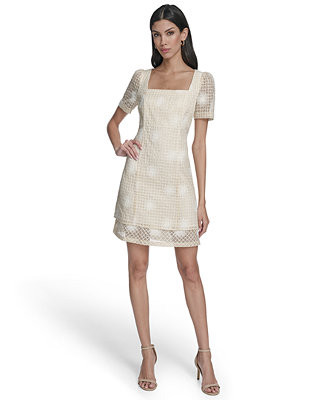 Women's Novelty Square Neck Dress | Macy's