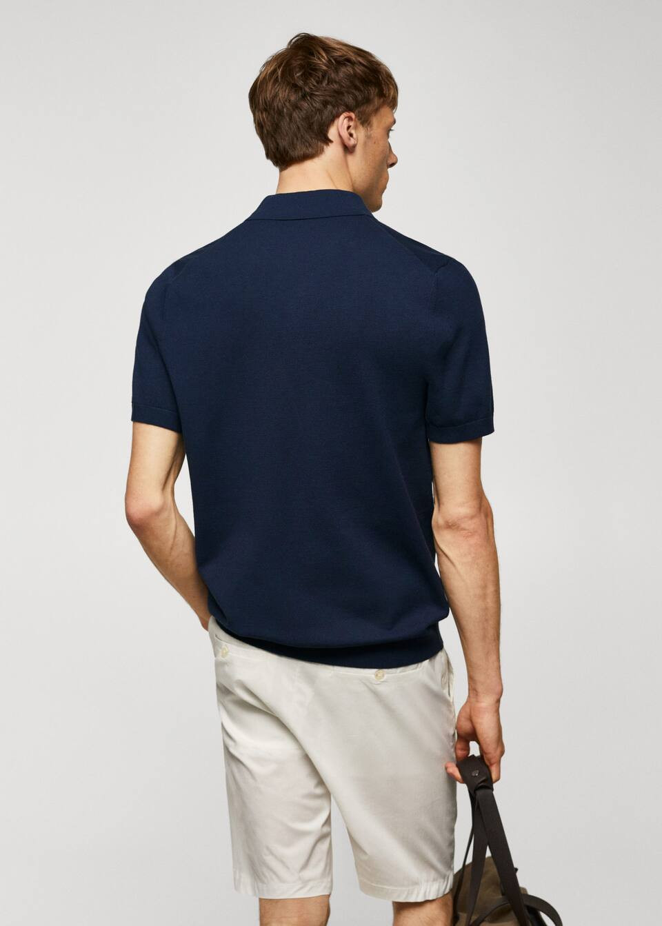Knit cotton polo shirt -  Men | Mango Man USA | MANGO (US)