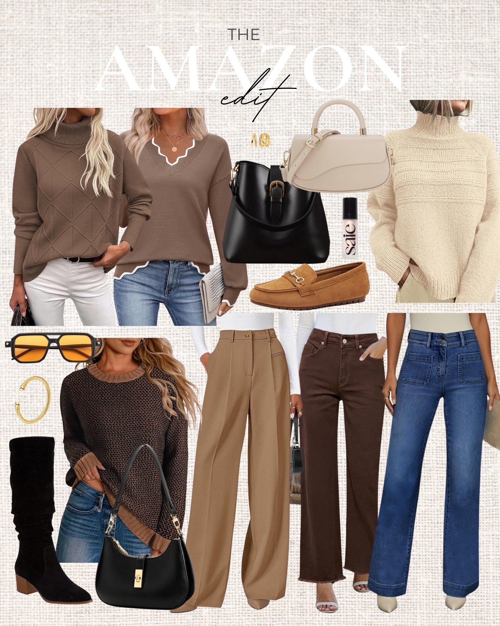 These new amazon fashion finds are so good! Perfect for giving your wardrobe a little refresh.
knee hight boots, wide leg pants, winter to spring sweaters, trendy crossbody bags, gold jewelry, winter to spring booties, winter to spring look, casual style, trendy outfits, wardrobe essentials, transitional stye, everyday wear, favorite finds, amazon style, affordable look

#LTKootd #LTKU #LTKSeasonal