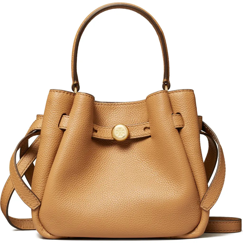 Tory Burch Mini Romy Bucket Bag in Tiramisu at Nordstrom | Nordstrom