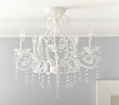 Lydia Flushmount Chandelier | Pottery Barn Kids