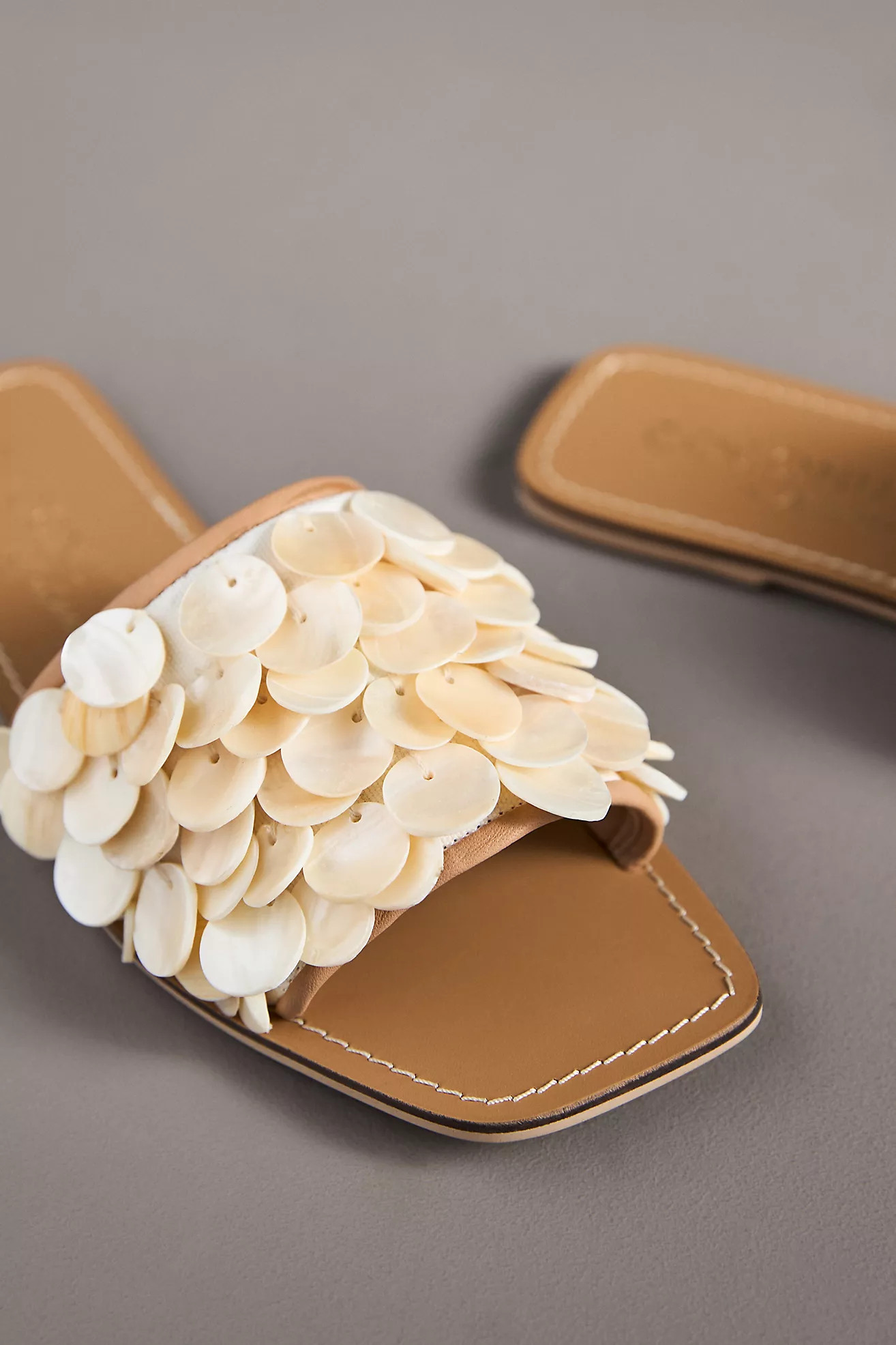 Coconuts by Matisse Waverly Shell Slide Sandals | Anthropologie (US)