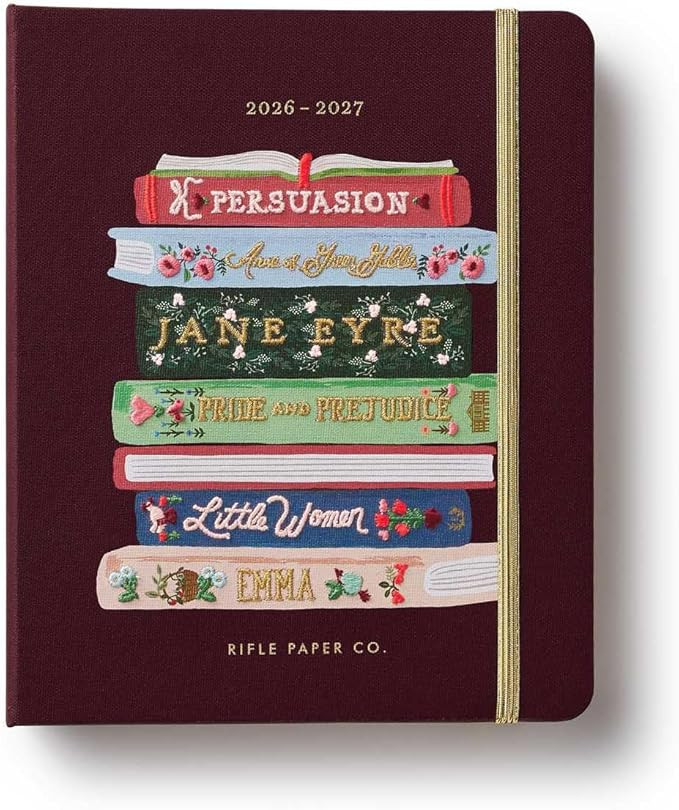 RIFLE PAPER CO. 2027 Ladies Night Book Club 17-Month Academic Spiral Planner, Aug. 2026 - Dec. 20... | Amazon (US)