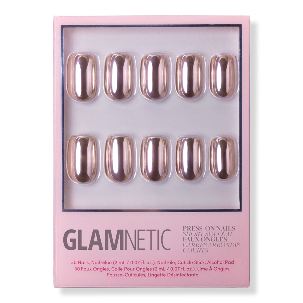 Glamnetic Rose Gold Press-On Nails | Ulta
