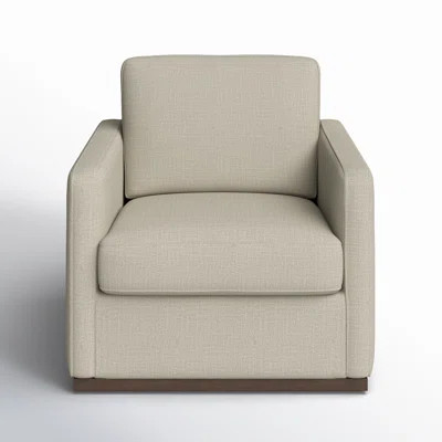 Bobbi Upholstered Swivel Armchair | Birch Lane