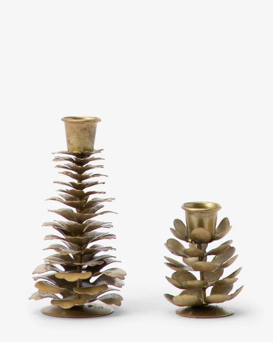 Iron Pinecone Taper Holder | McGee & Co.