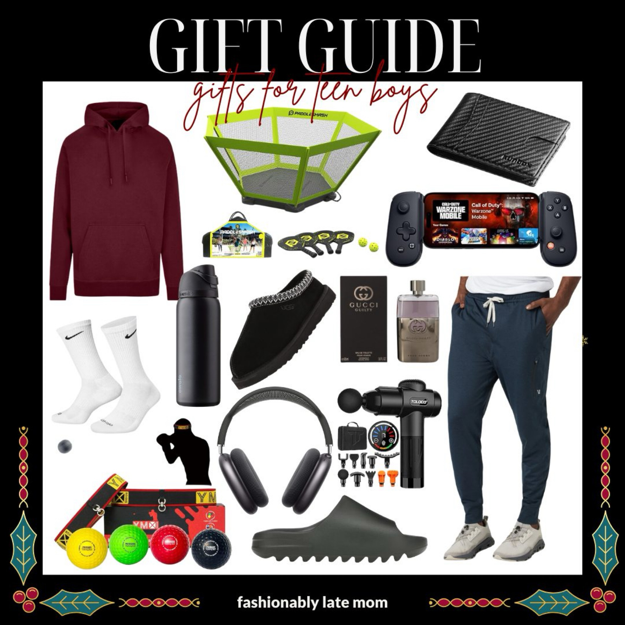 Gift Guide for Teen Boys

Fashion Late Mom
Gift guide for teen boys
Boys leggings
Boys slide sandals
Boys hoodies
Boys room decor
Gift ideas for teens
Gifts for teen boys
Teen boy gift guide

#LTKKids #LTKGiftGuide #LTKHoliday