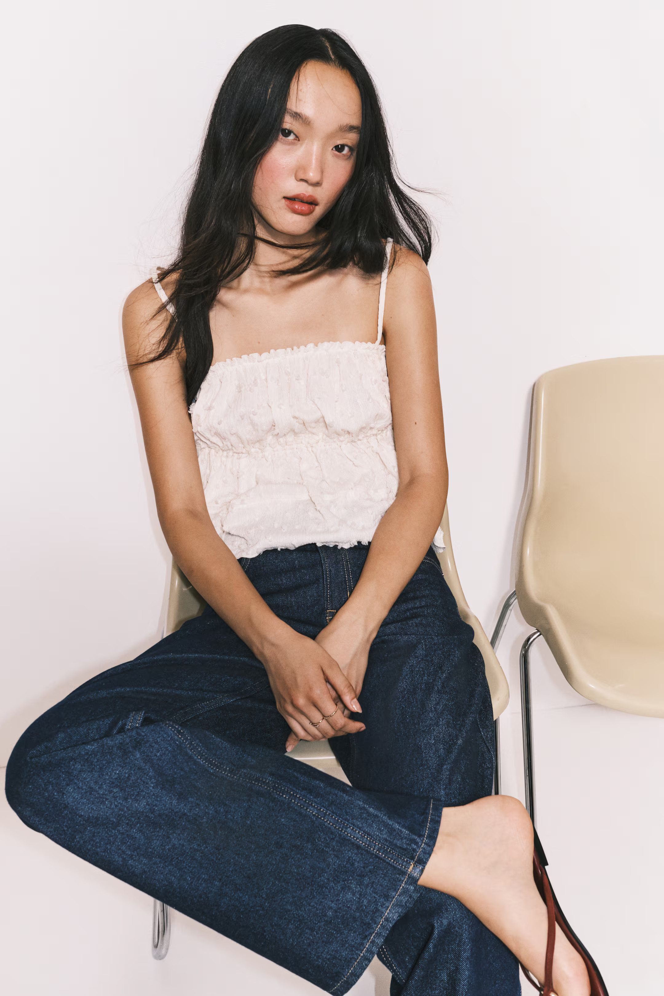 - Wide High Jeans - Dark denim blue - Ladies | H&M GB | H&M (UK, MY, IN, SG, PH, TW, HK)