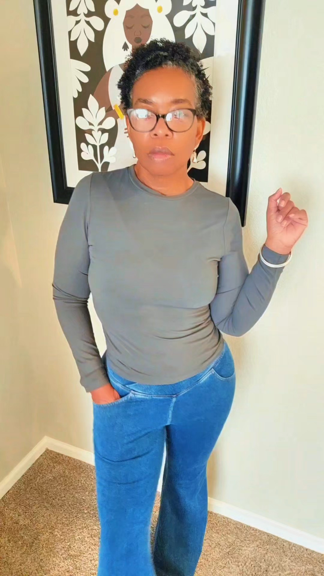 Halara Flex™ High Waisted Crossover jeans give comfort and style. @halara_official #halara #halarajeans #flarejeans #highwaistedjeans #womensjeans 

#LTKU #LTKFindsUnder50 #LTKWorkwear