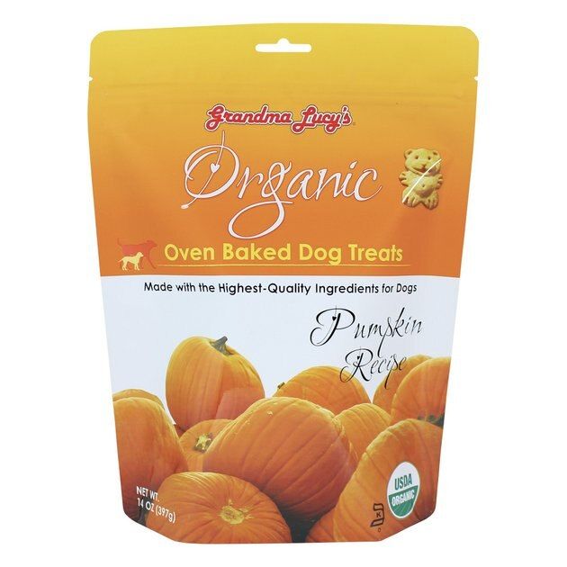 Grandma Lucy's Organic Pumpkin Oven Baked Dog Treats, 14-oz bag | Chewy.com