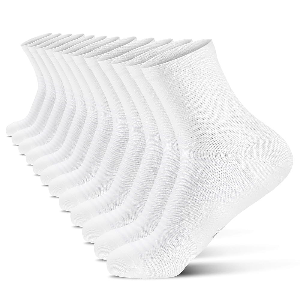 Compression Running Ankle Socks for Men and Women (6 Pairs), Quarter Athletic Socks for Running, ... | Amazon (US)