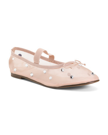 Elegant Mesh Sparkle Ballet Flats (toddler, Little Kid, Big Kid) | Little/big Girls' Shoes | Mars... | Marshalls