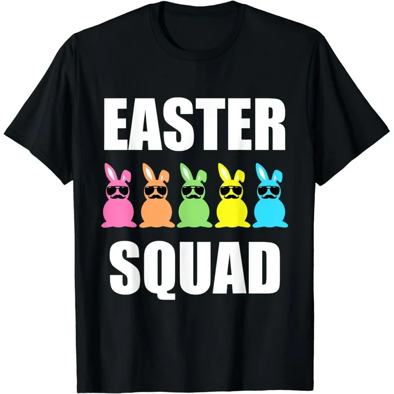 Funny Easter Family Matching Outfit Design Easter Squad T-Shirt | Walmart (US)