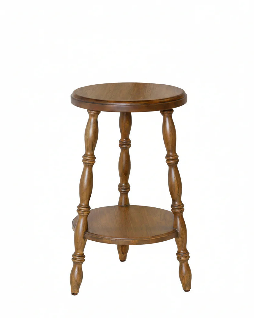 Lavinia Turned Leg Stool (tall) | Magnolia