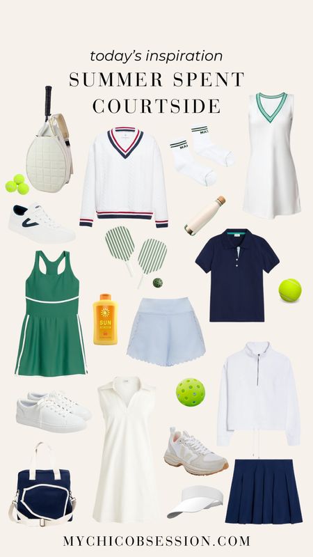 Whether tennis or pickleball is your game of choice, you can play it cool with these courtside pieces and accessories: including essentials like a white dress, skorts, sportswear, and sneakers.

#LTKFitness #LTKSeasonal #LTKStyleTip