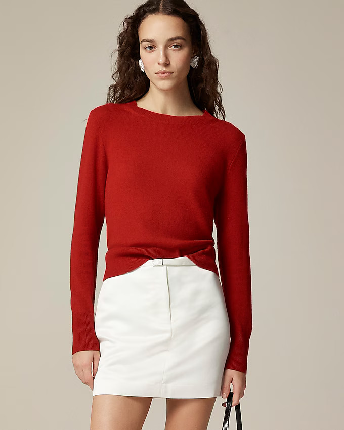 Cashmere classic-fit crewneck sweater | J. Crew US