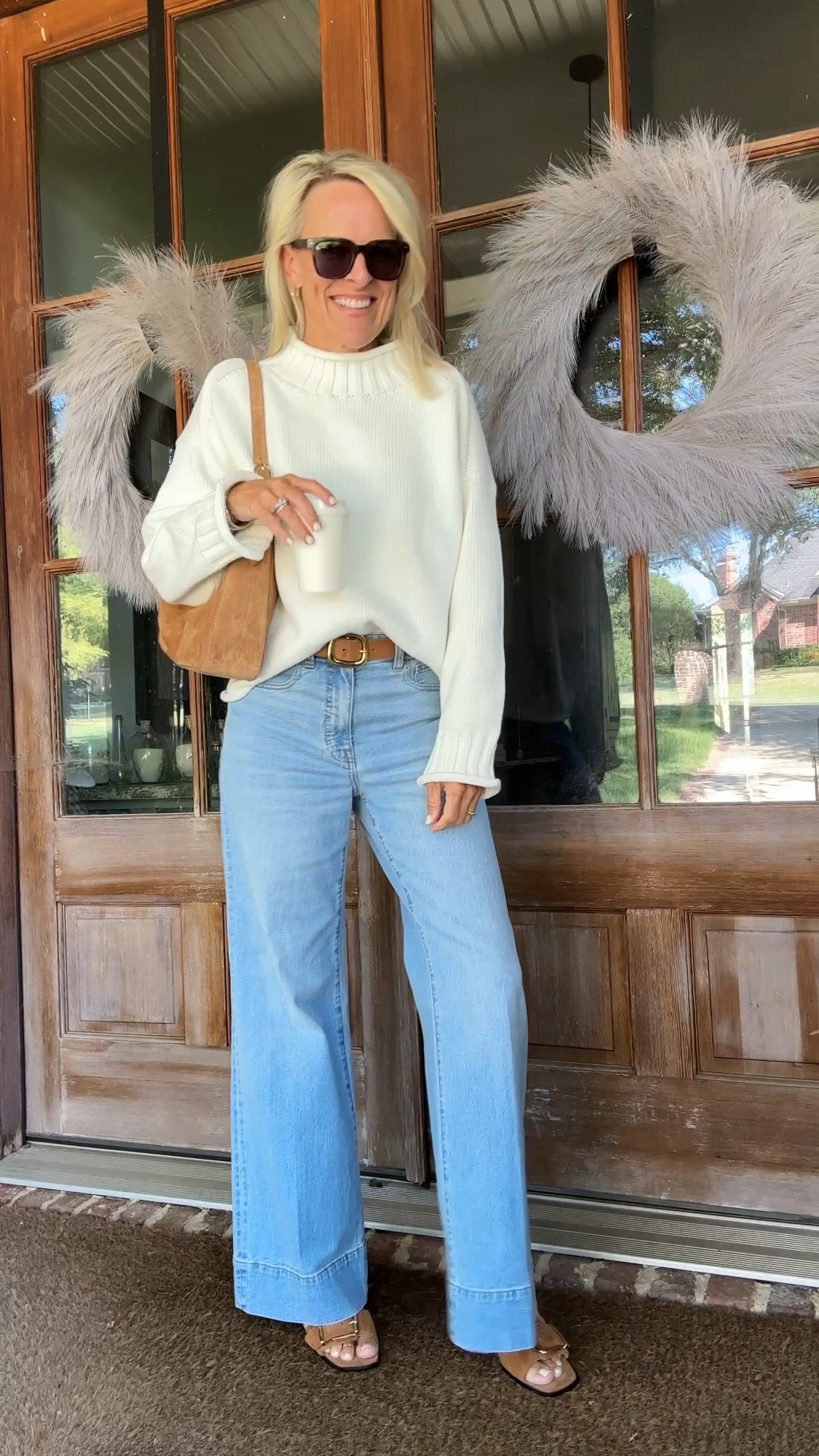 J.Crew new arrivals are so good! 

SIZING
•Roll neck sweater - so good I’m grabbing in multiple colors - size down one size. I’m in XS
• Camel 2 layer long sleeve - size UP TWO sizes. I’m in large 
• Navy short sleeve sweater - size up one 
Believe the denim is all true to size 

@jcrew #injcrew #ad

#LTKOver40 #LTKWorkwear #LTKStyleTip