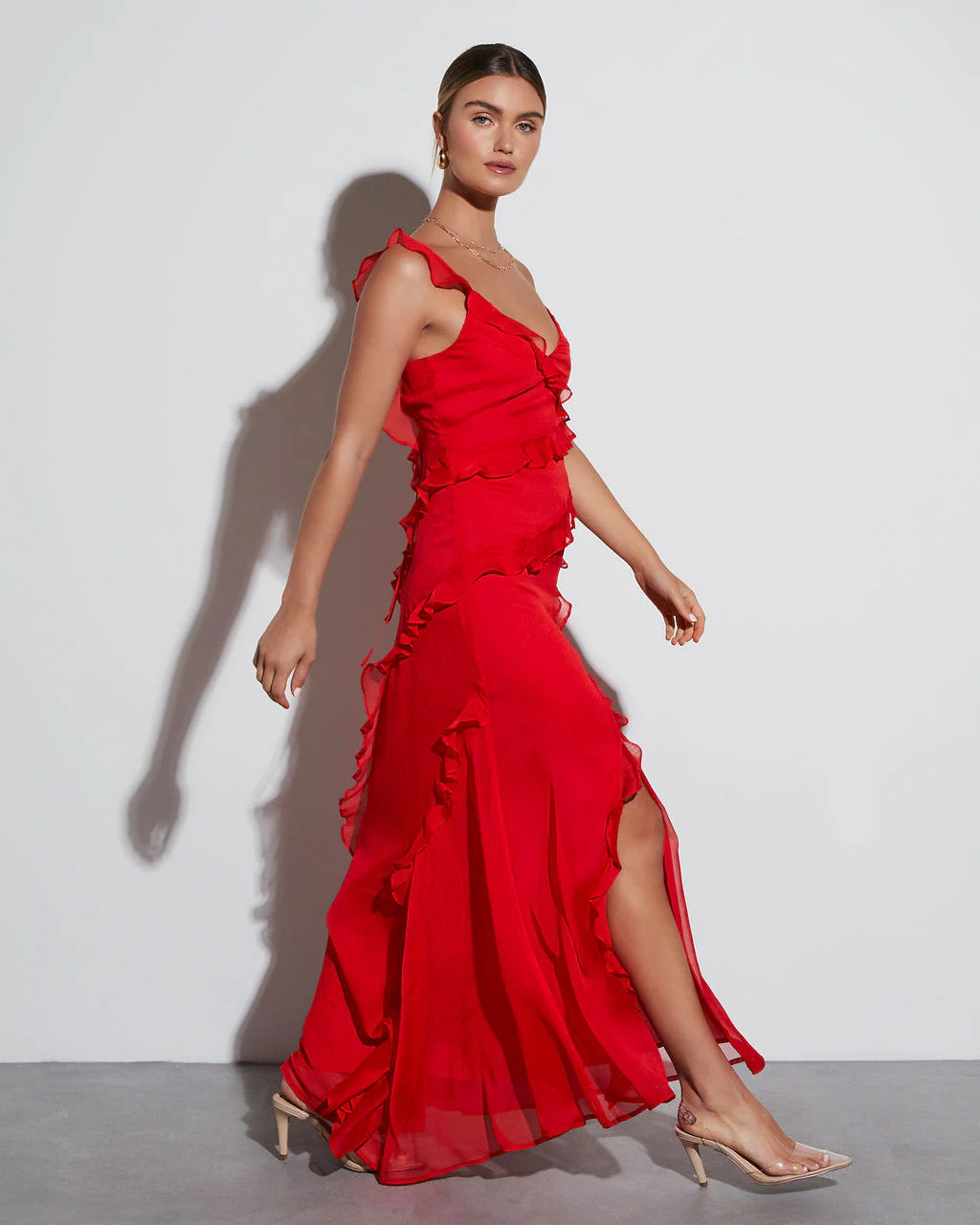 All About Love Chiffon Maxi Dress | VICI