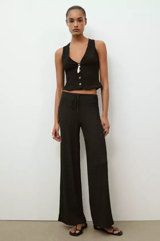 Textured pants | Zara US
